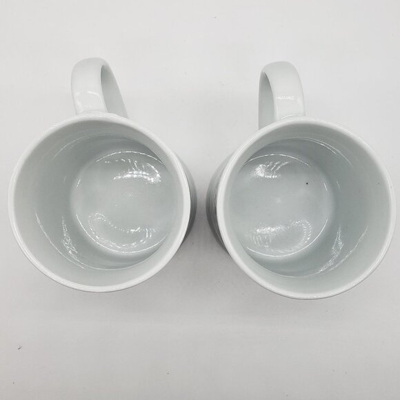 Fringe Studio Wifey and Hubby Heart Porcelain Mugs in Original Box - Picture 6 of 15